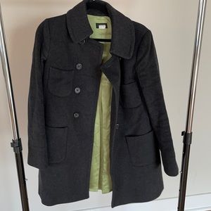 JCrew Dark Grey Coat